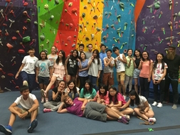 indoor rock climbing